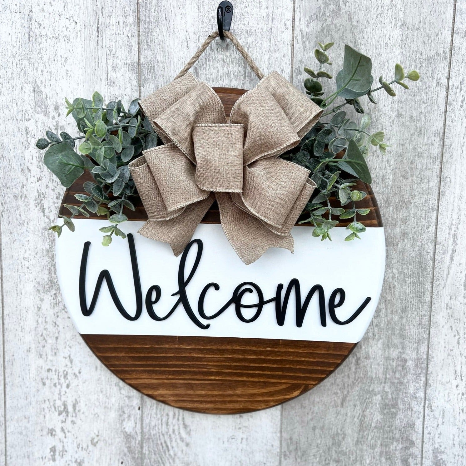 Welcome Sign Circles