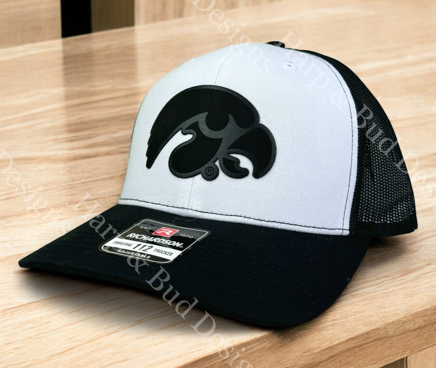 Iowa Hawkeye Black/Black