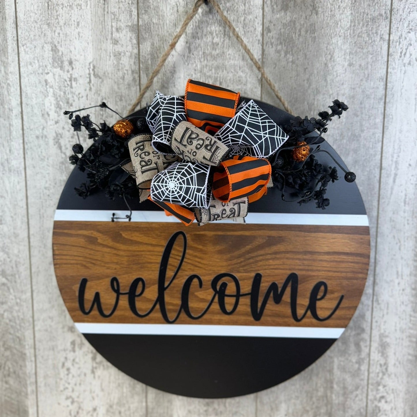 Trick or Treat Halloween Interchangeable Bow