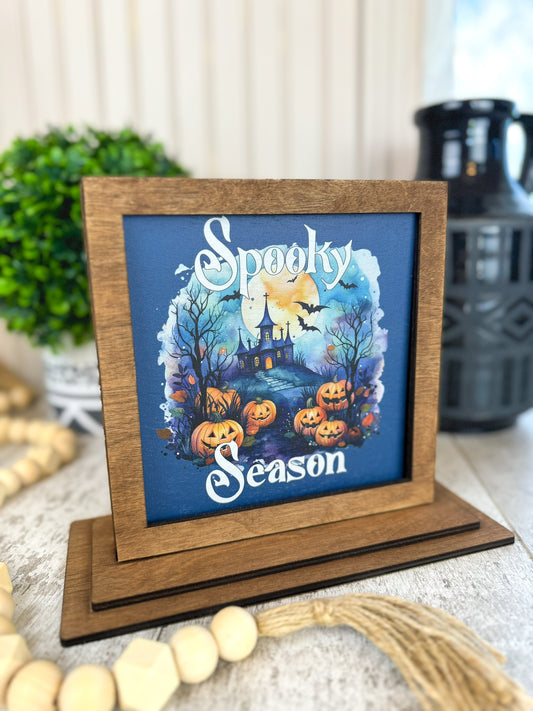 Spooky Season Interchangeable Shelf Sitter Plate