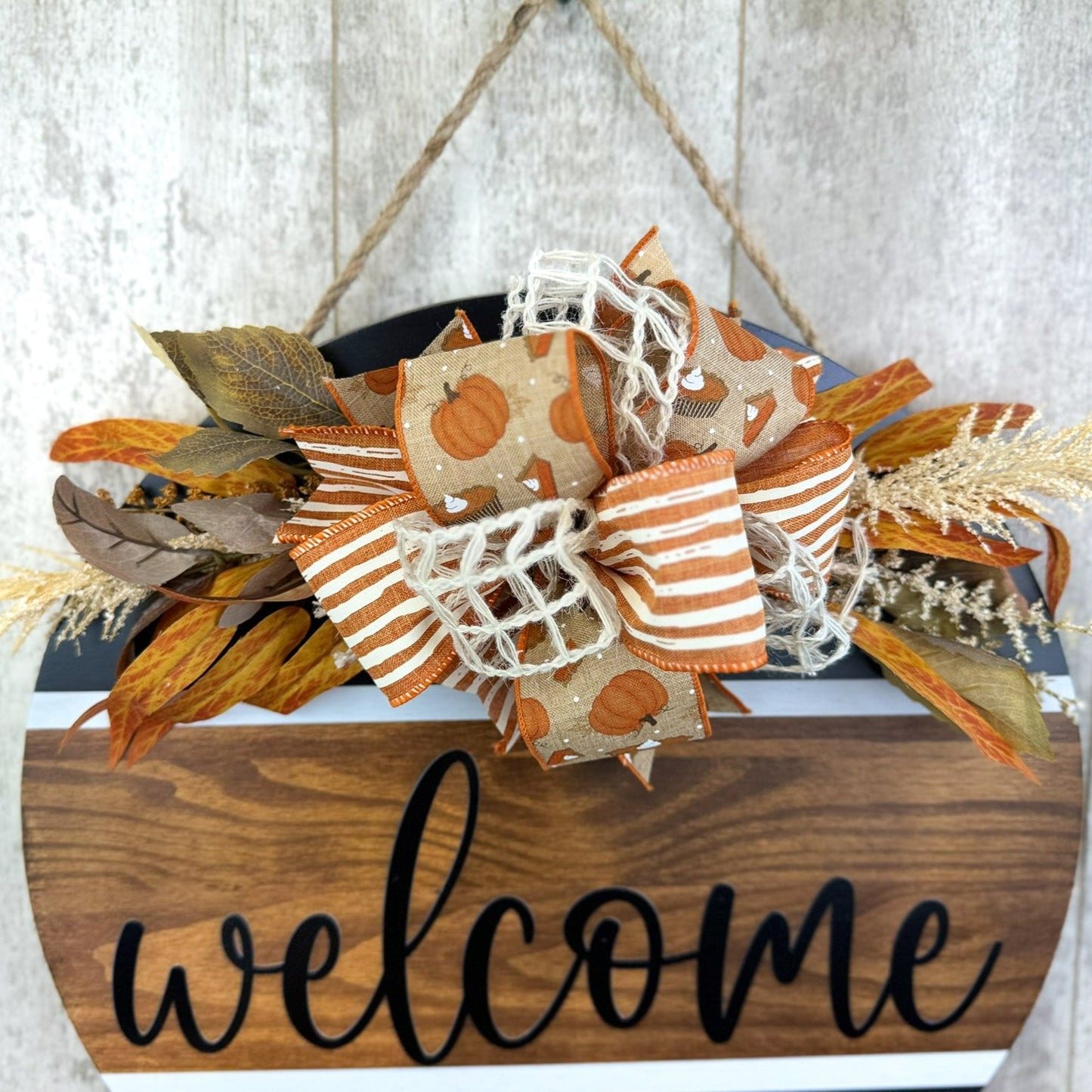 Pumpkin Pie Interchangeable Bow Attachment