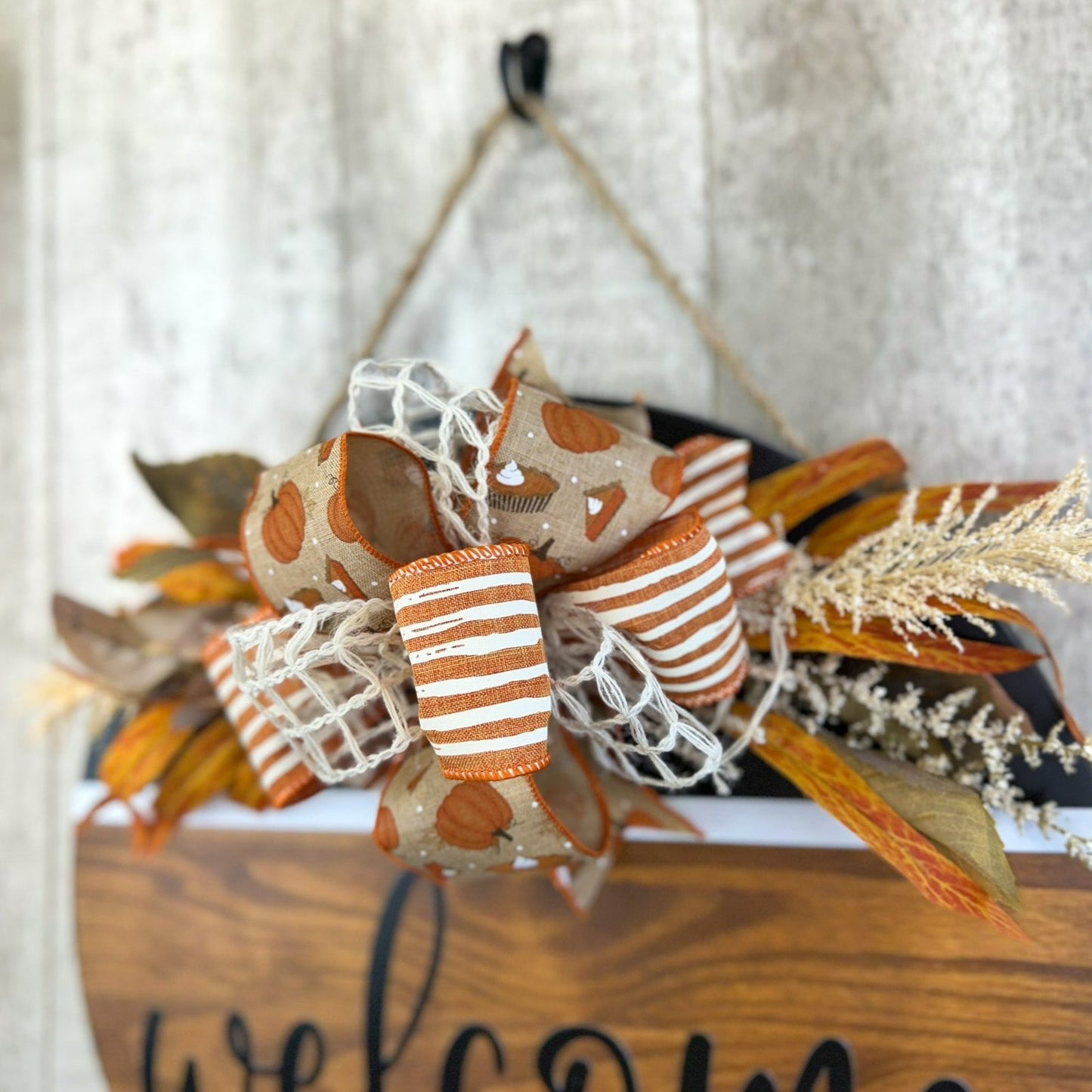 Pumpkin Pie Interchangeable Bow Attachment