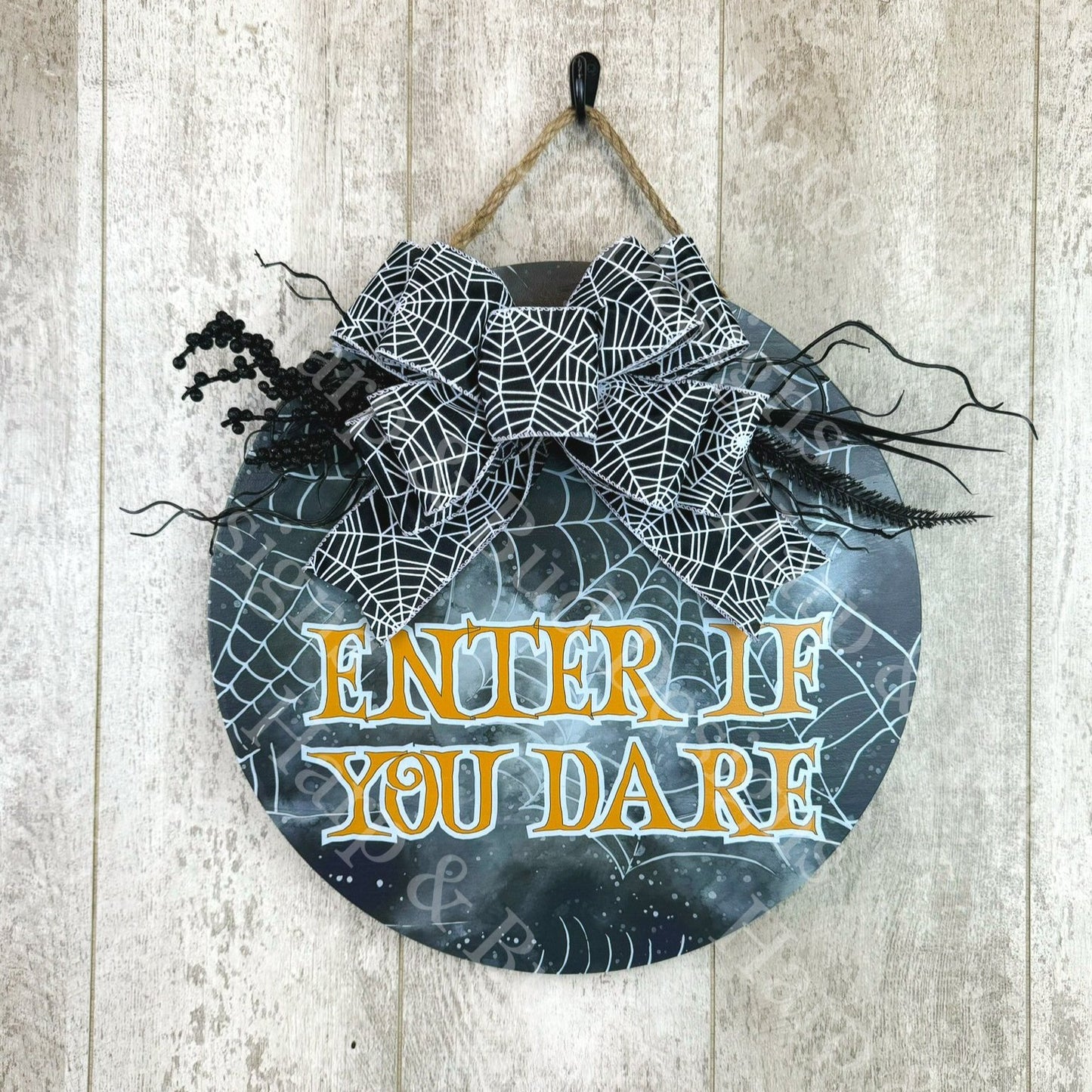 Enter If You Dare Halloween Door Hanger