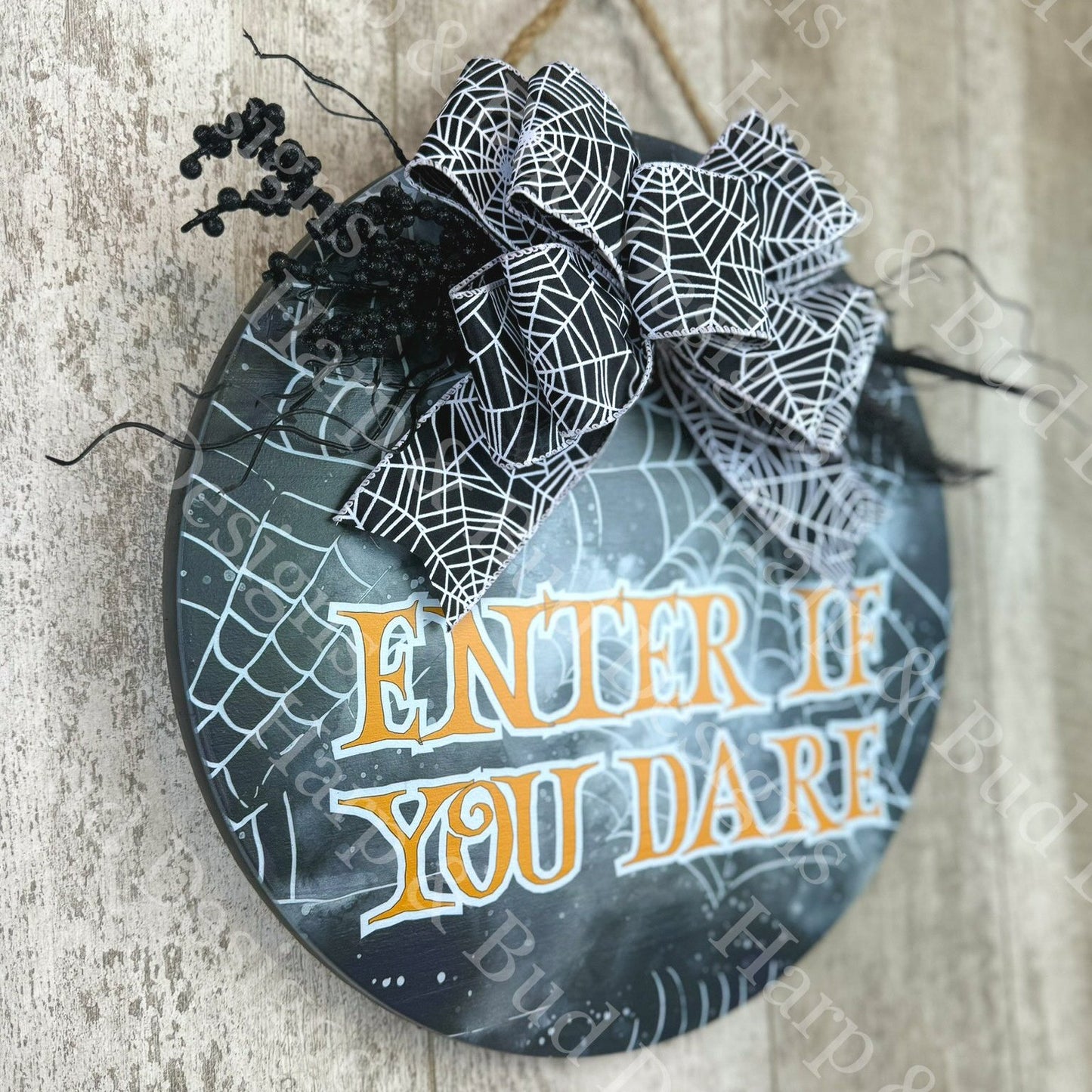 Enter If You Dare Halloween Door Hanger