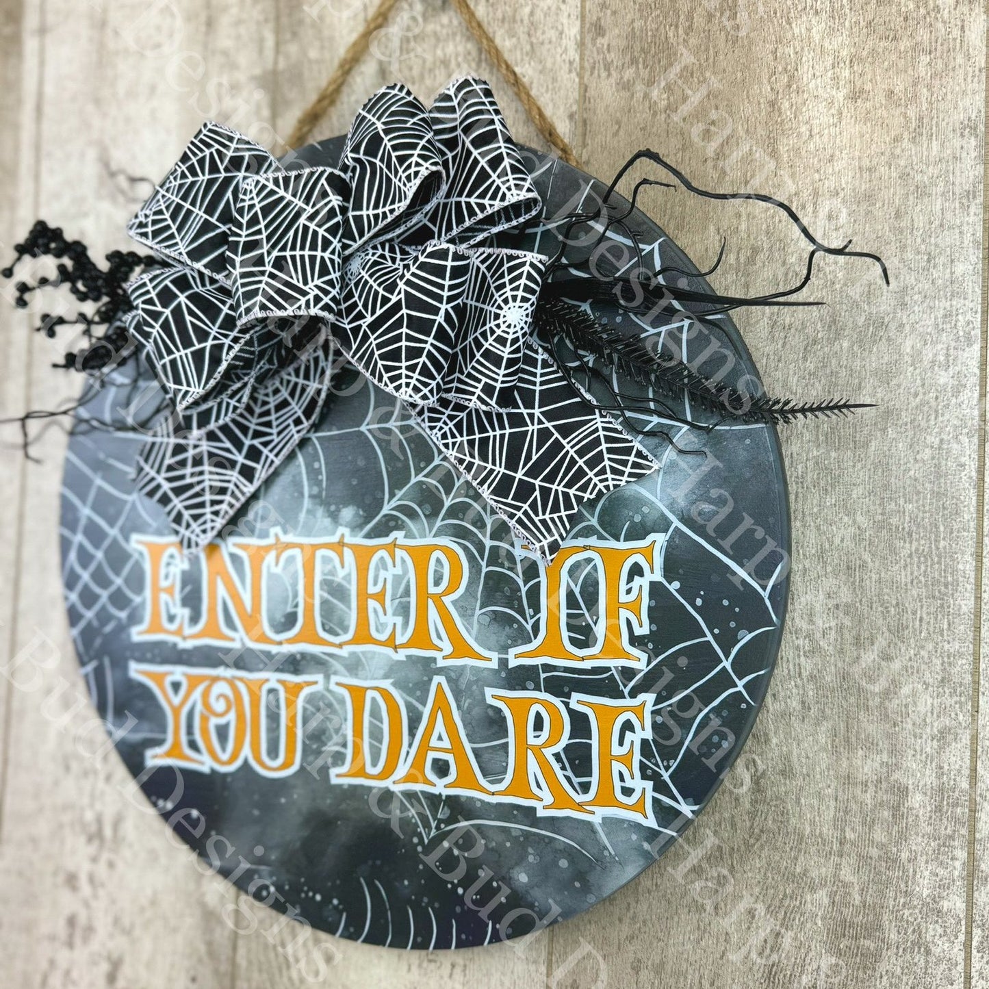 Enter If You Dare Halloween Door Hanger