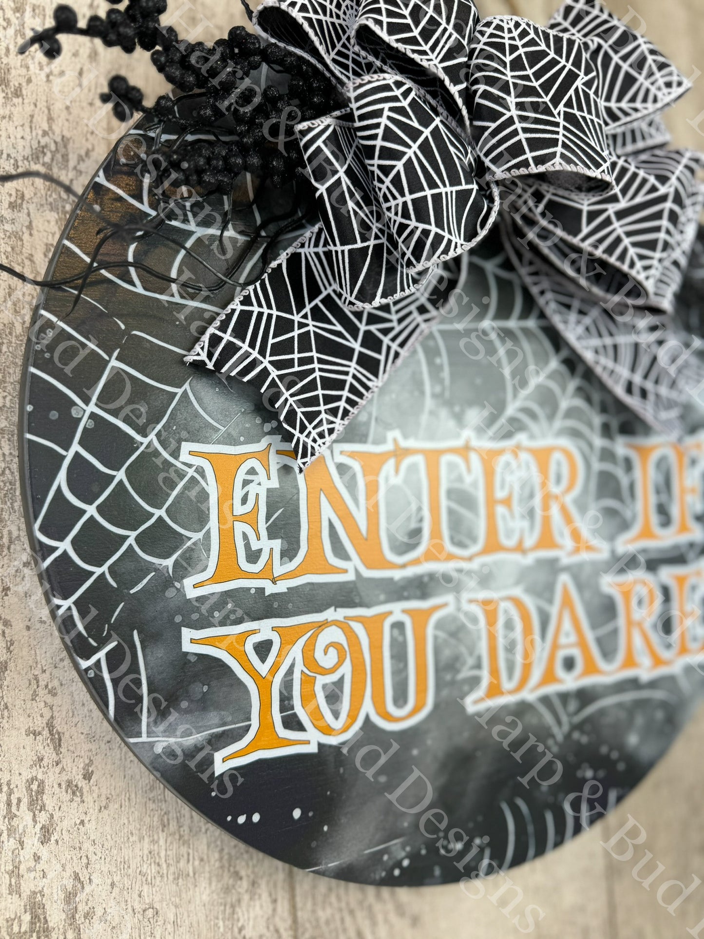 Enter If You Dare Halloween Door Hanger