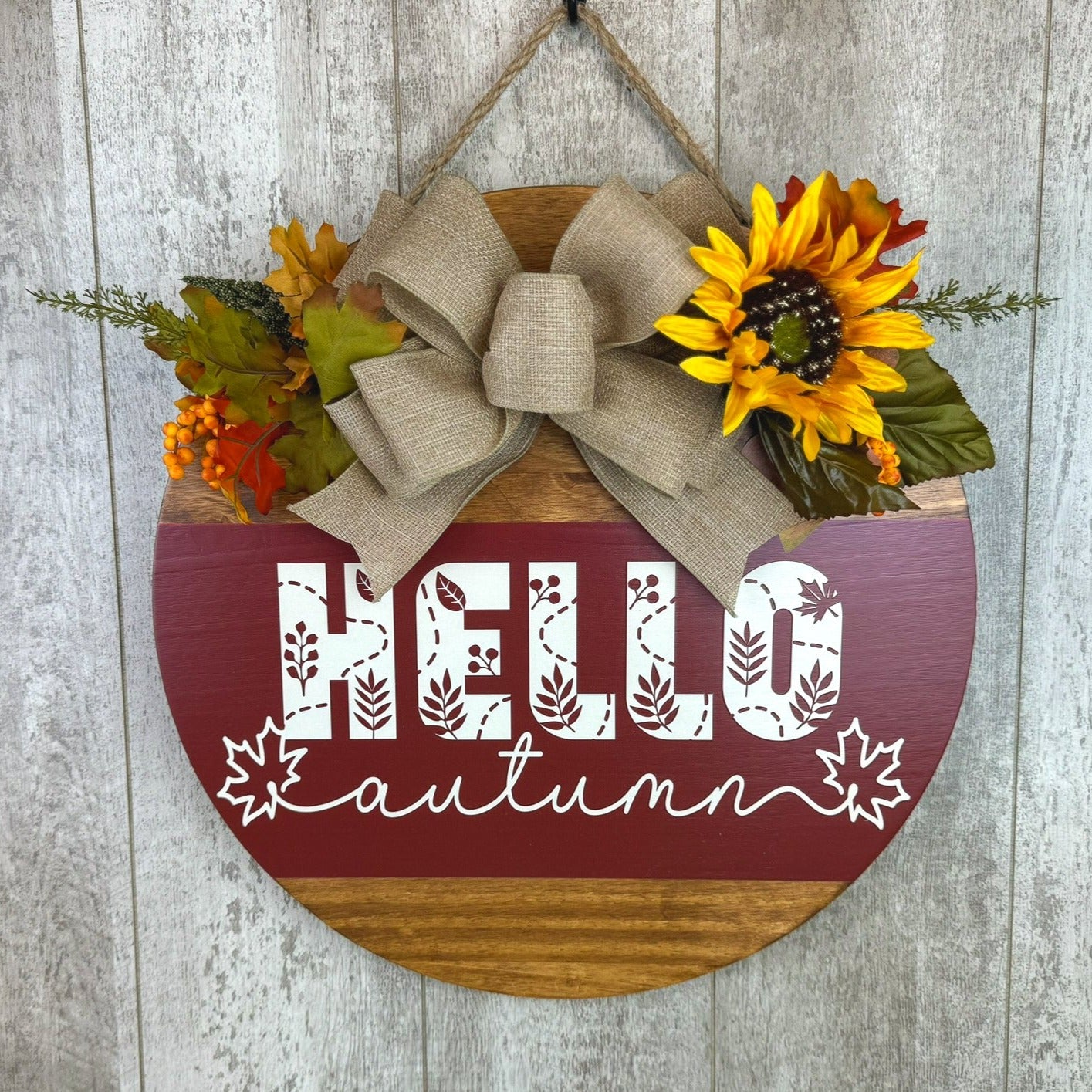 Hello Autumn Door Hanger