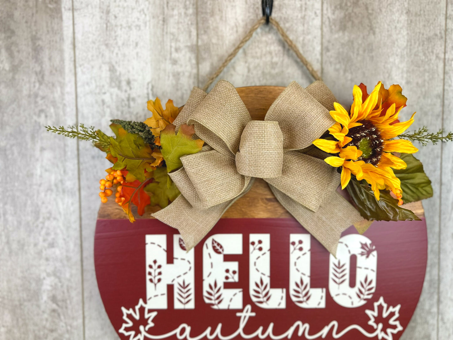 Hello Autumn Door Hanger