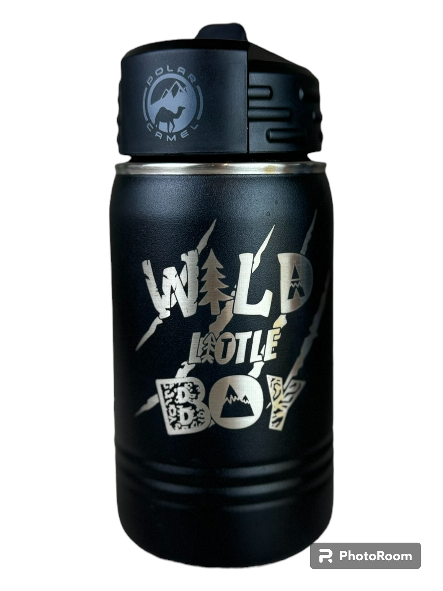 Wild Little Boy Kids 12oz Water Bottle