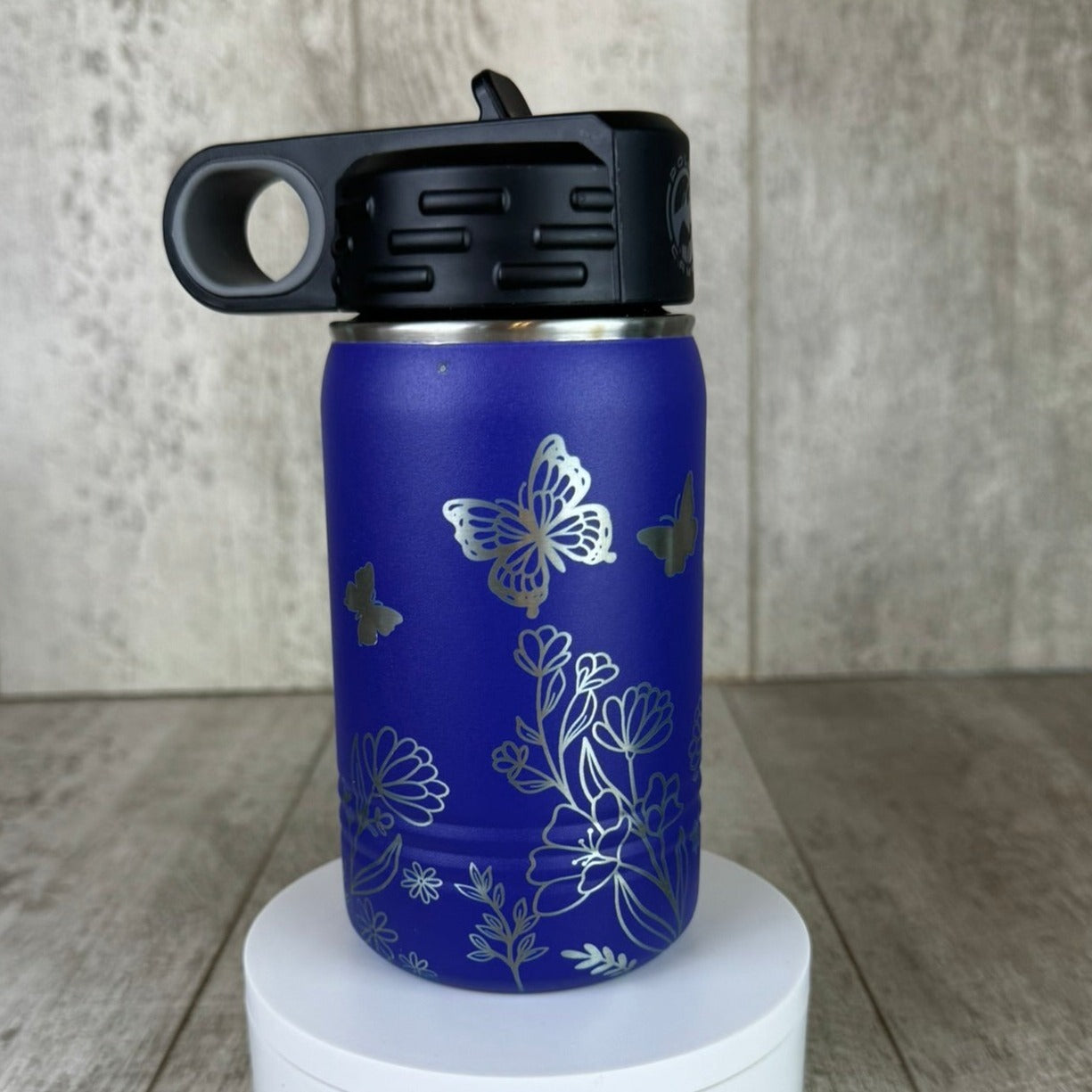 Butterfly & Wildflowers Kids 12oz Water Bottle