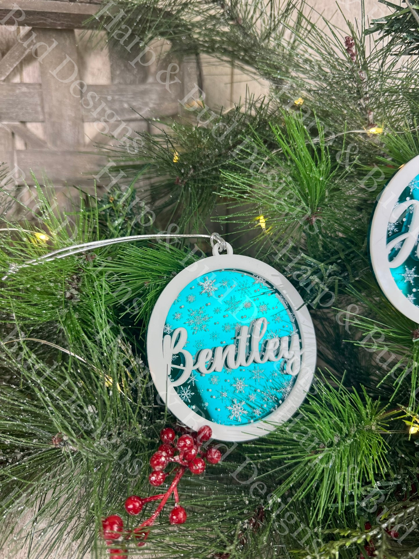 Personalized Name Christmas Ornaments