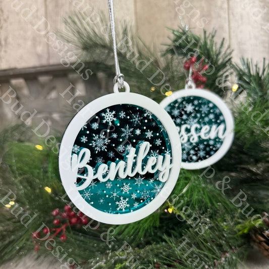 Personalized Name Christmas Ornaments