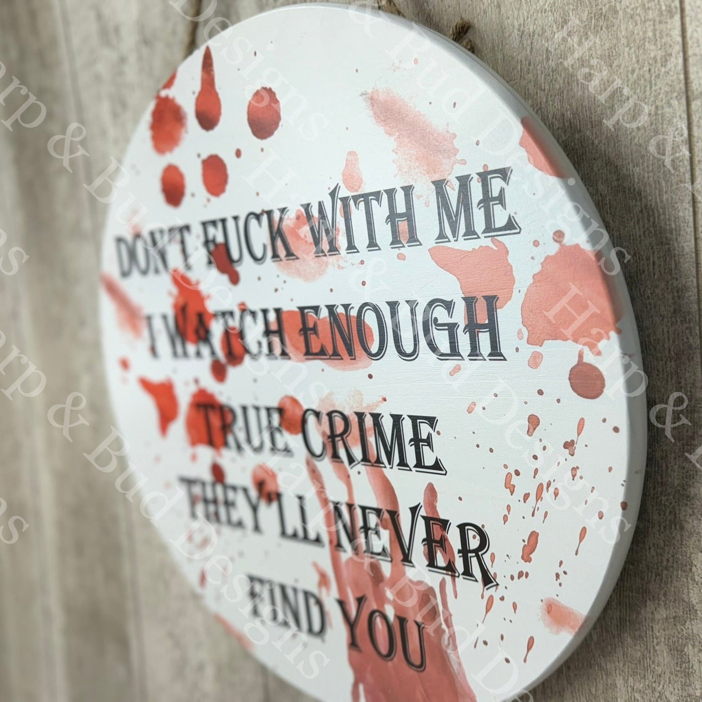 Don't F*ck with Me Door Hanger