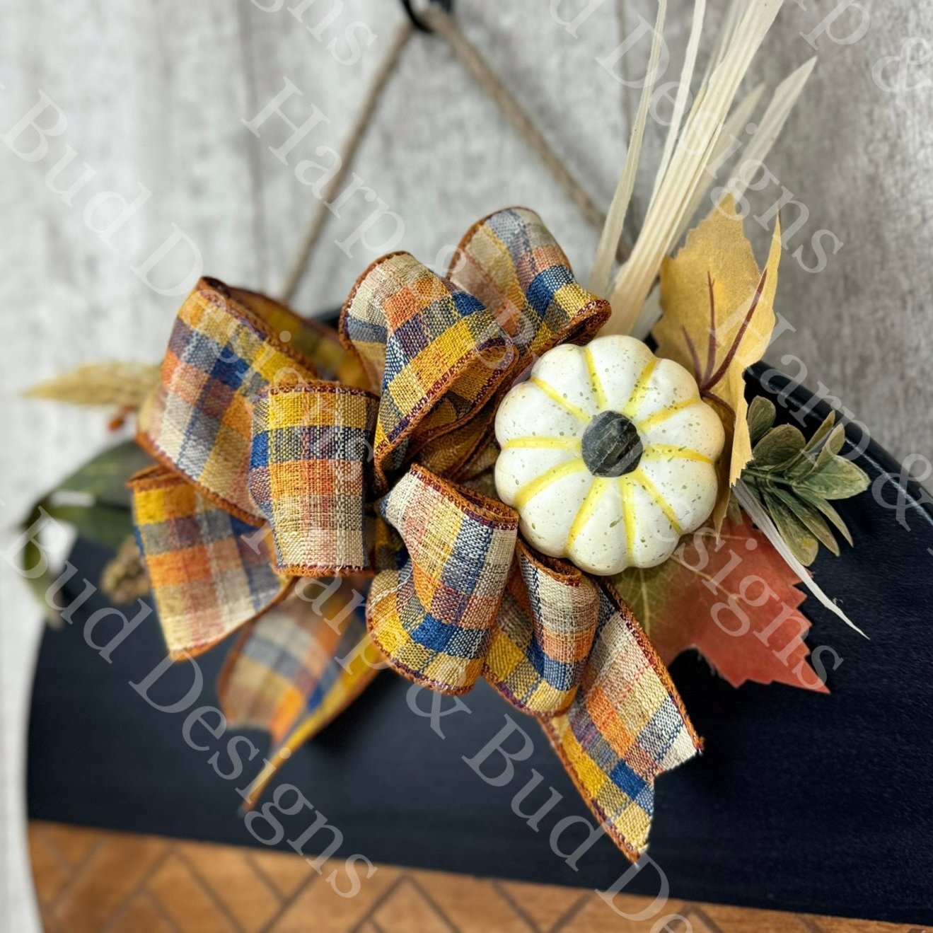 Fall Plaid Interchangeable Bow