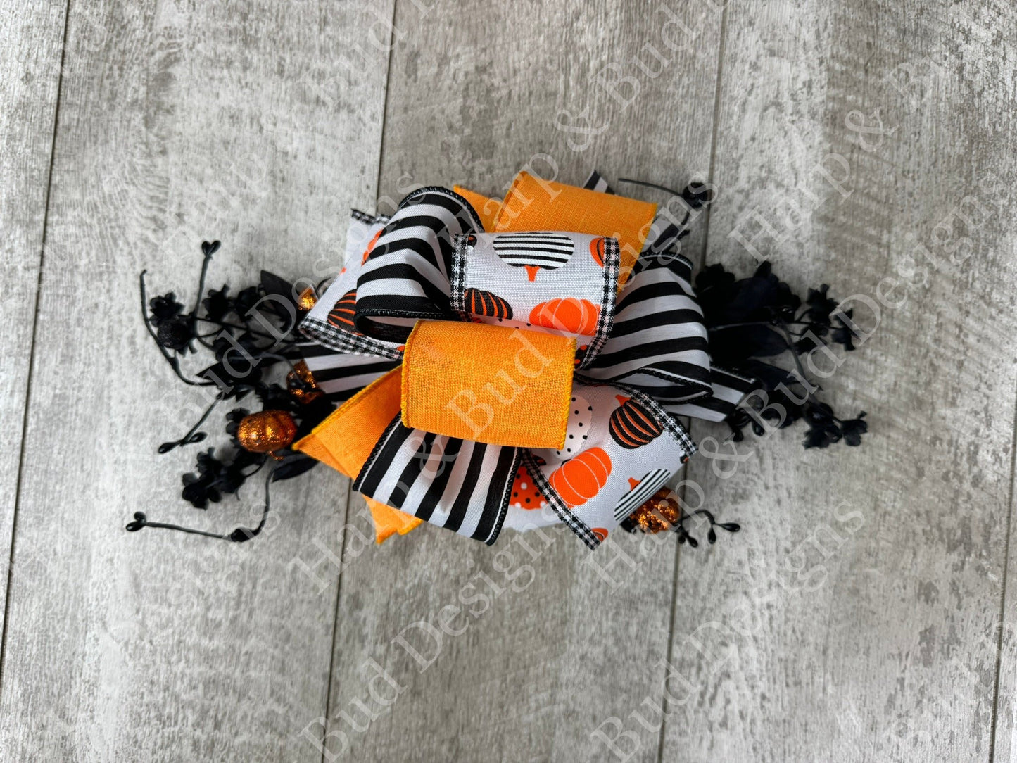 Pumpkins Fall Interchangeable Bow