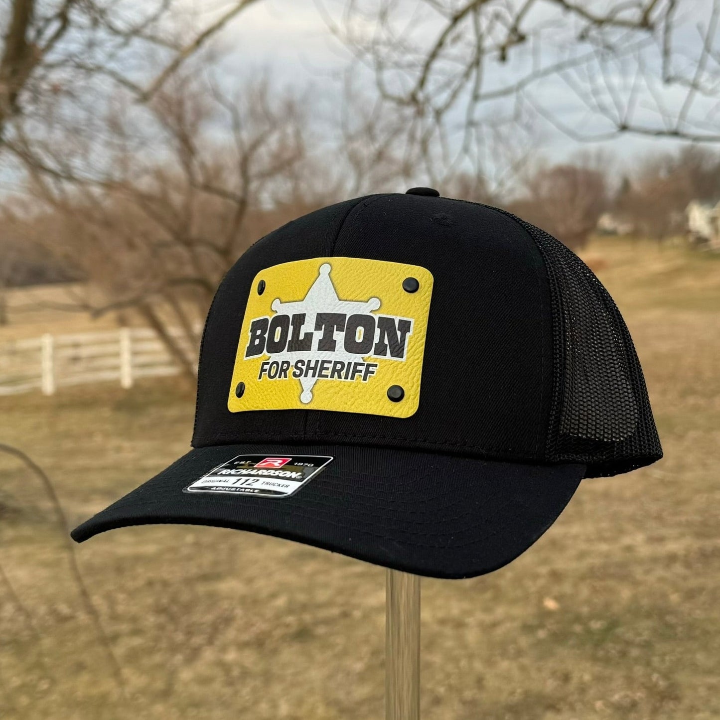 Bolton for Sheriff Black Richardson 112 Hat