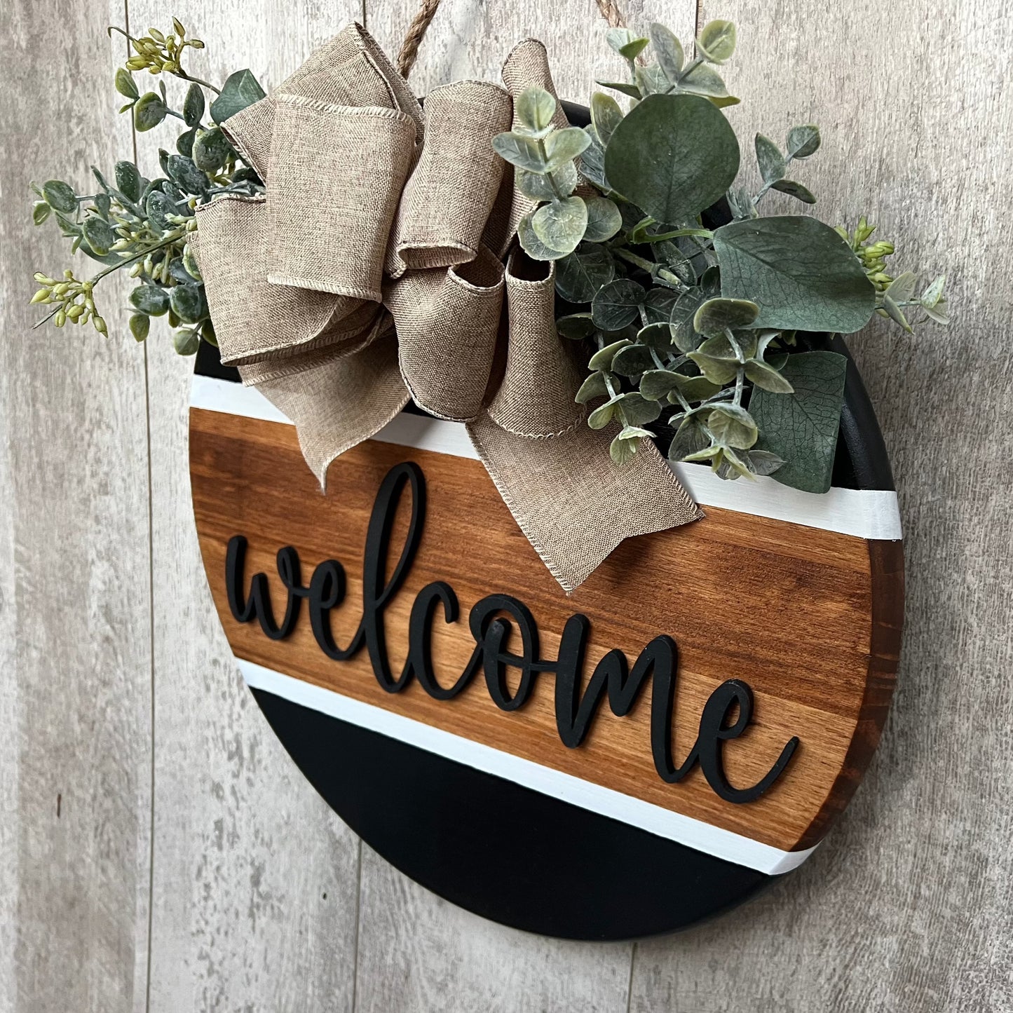 Welcome Interchangeable Door Hanger