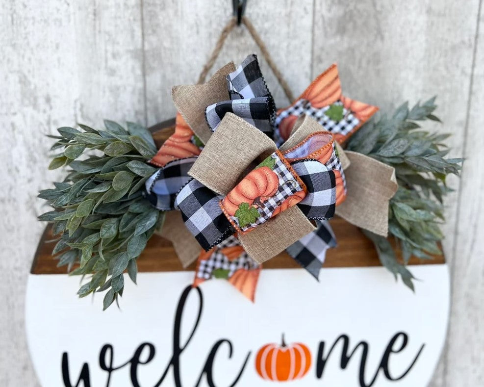 Welcome (Pumpkin) Fall Door Hanger