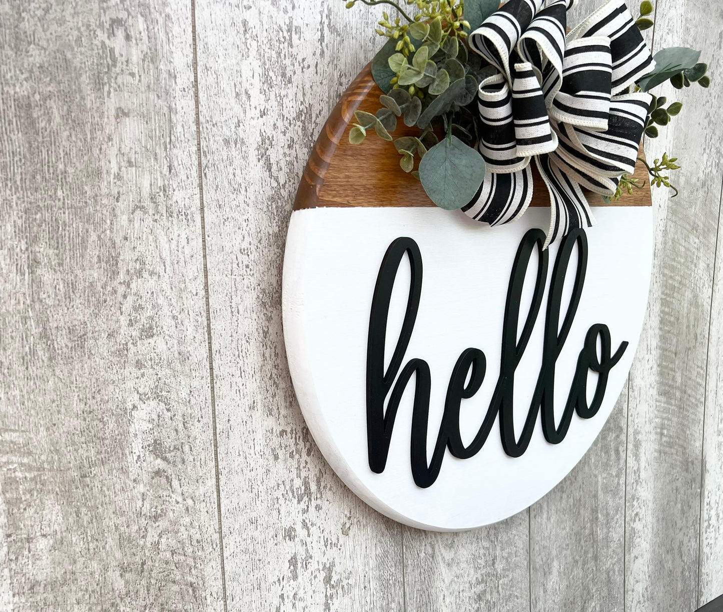 Hello Door Hanger, Interchangeable Front Door Decor