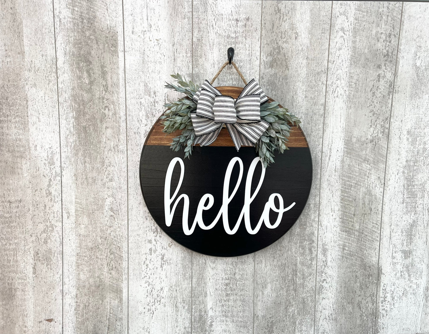 Hello Door Hanger, Interchangeable Front Door Decor