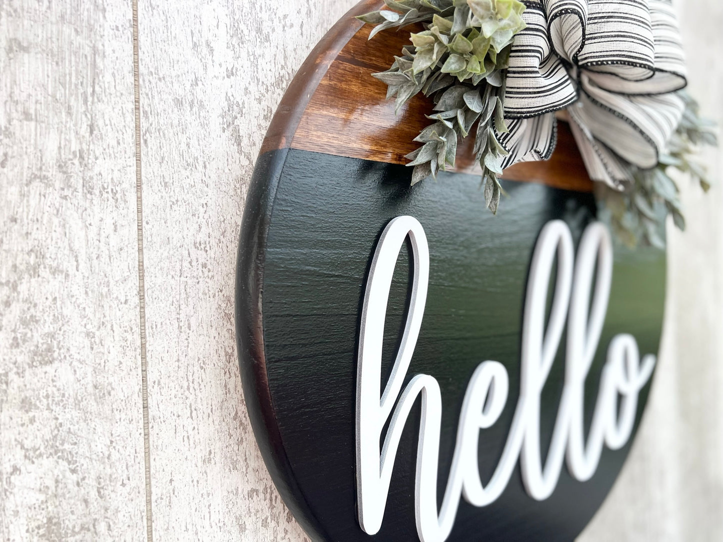 Hello Door Hanger, Interchangeable Front Door Decor