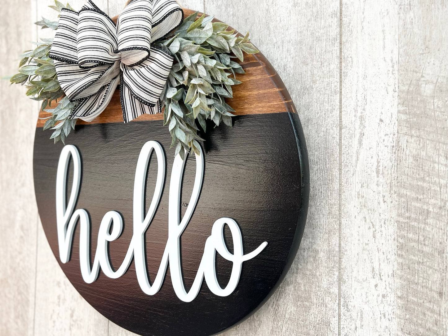 Hello Door Hanger, Interchangeable Front Door Decor