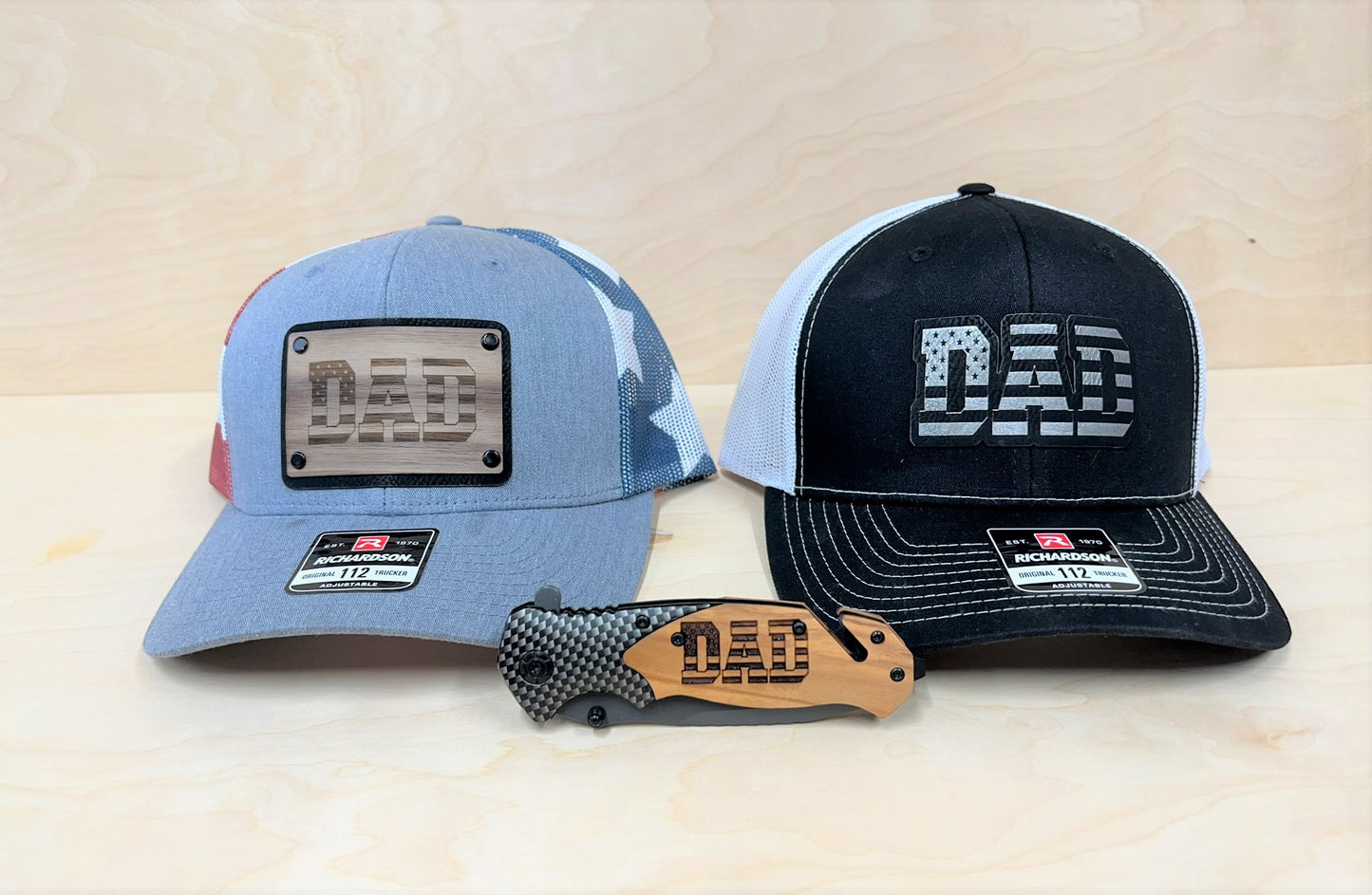 Fathers Day Bundle Dad Hat & Knife