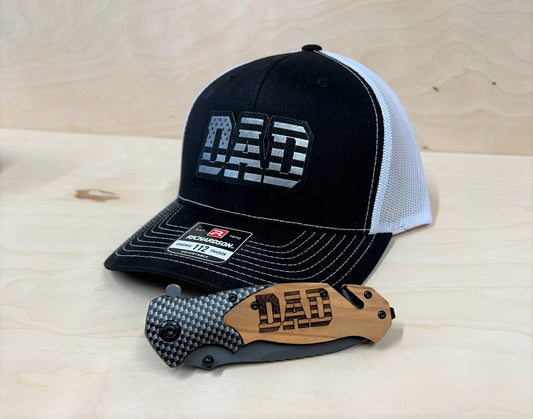 Fathers Day Bundle Dad Hat & Knife