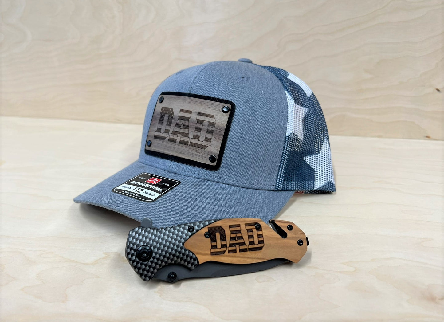 Fathers Day Bundle Dad Hat & Knife