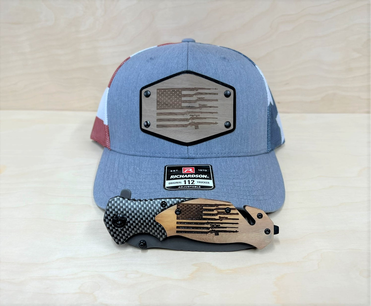 Fathers Day Bundle Firearm Hat & Knife