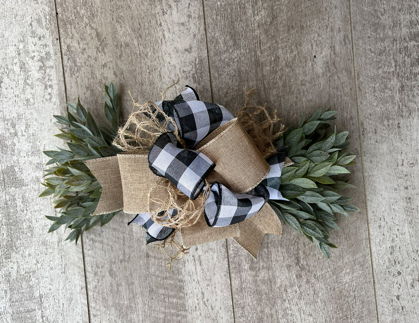 Buffalo Plaid Trio Interchangeable Bow Attachment